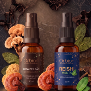 Combo 1: Orbion Sprays – Juba de Leão + Reishi Menta (Ciclo Diário)